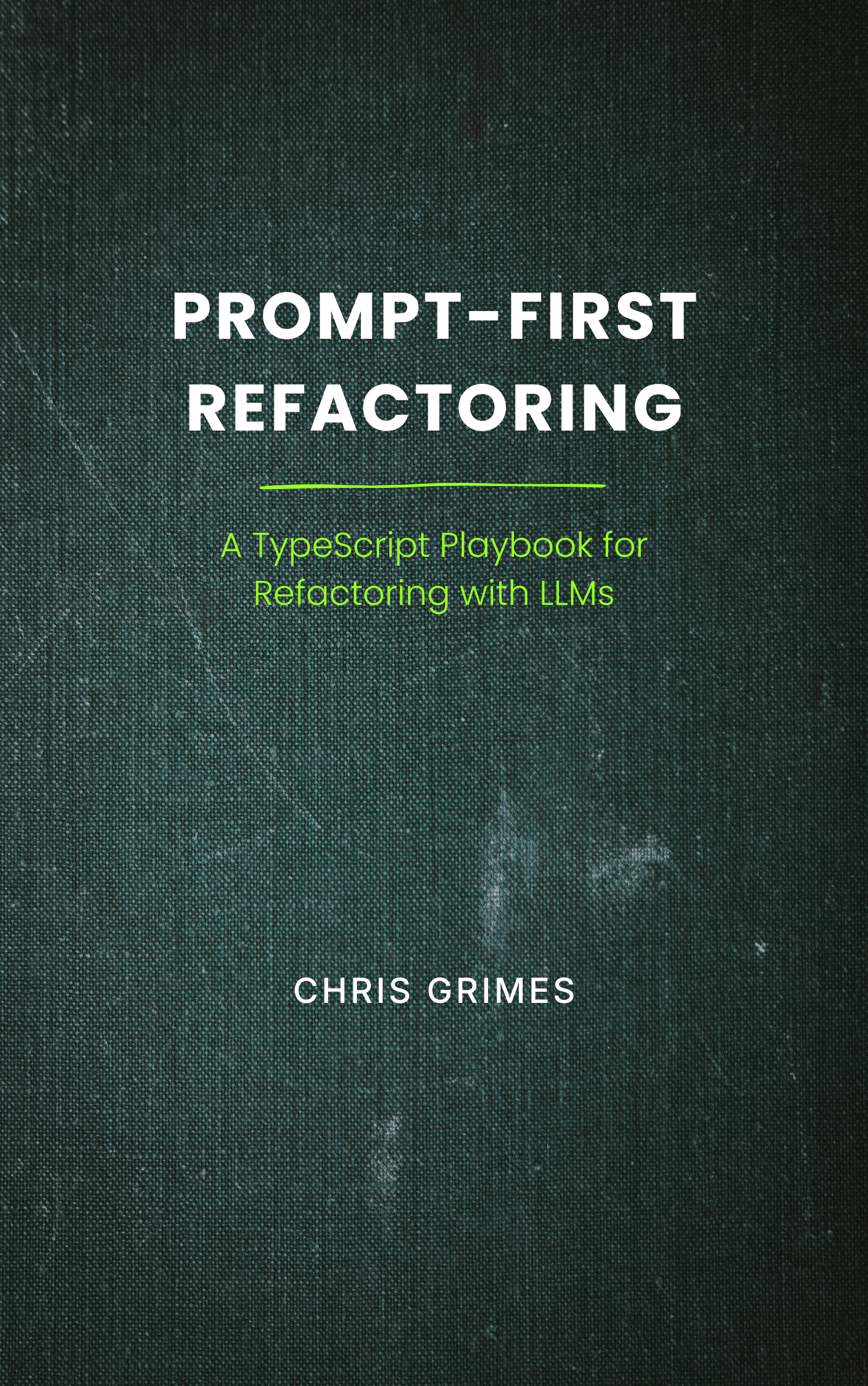 Prompt-First Refactoring book cover